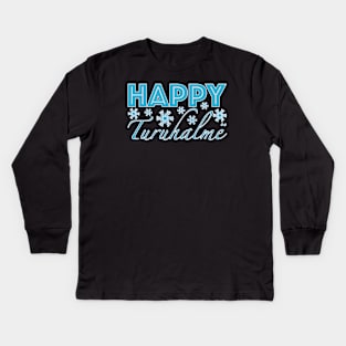 Happy Turuhalmë Kids Long Sleeve T-Shirt